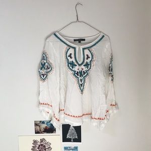 Bohemian Embroidered Top